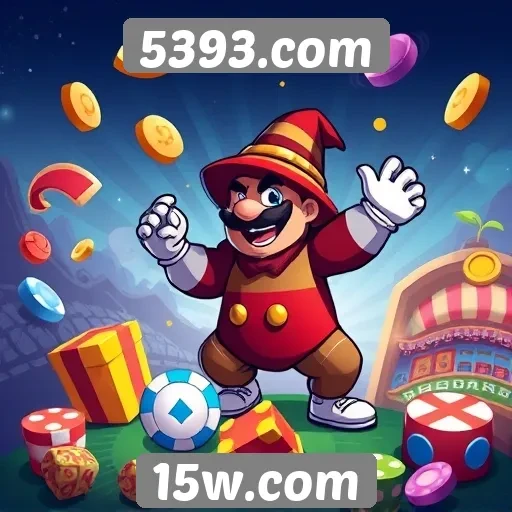 Variedade de jogos disponíveis em 5393.com